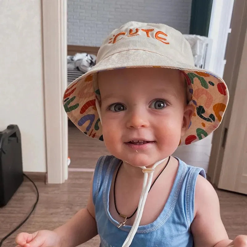 Minikler İçin Çift Taraflı Kova Şapka